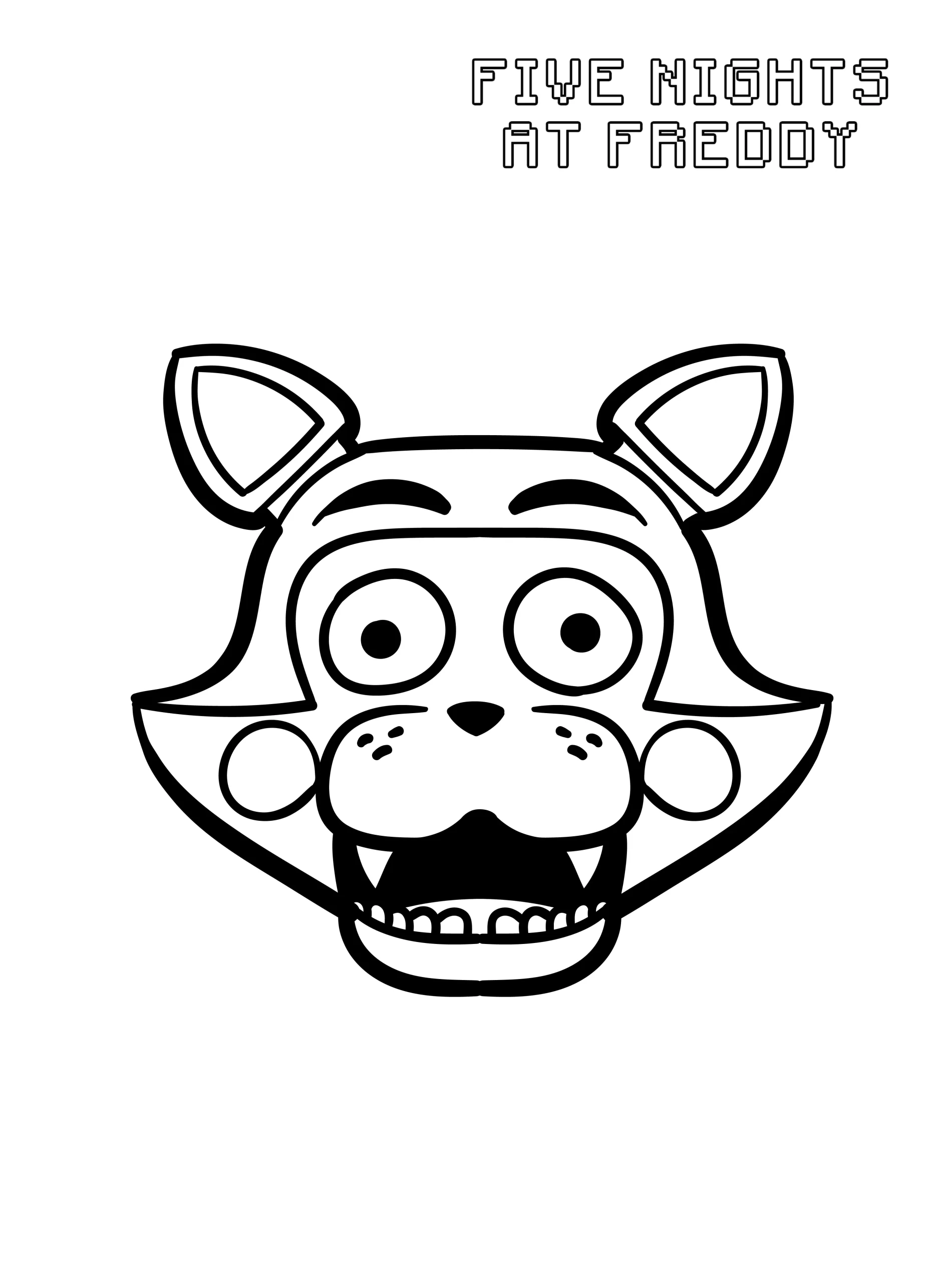 47+ FNAF Coloring Pages - Freddy and friends printable for free