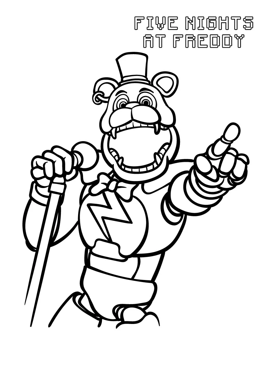 télécharger coloriage FNAF gratuit