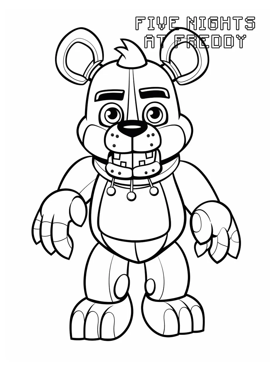 coloriage FNAF en ligne 1