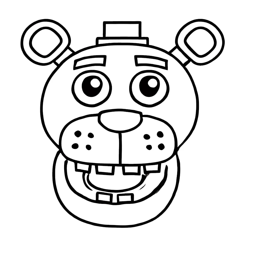 coloriage FNAF et apprentissage 1