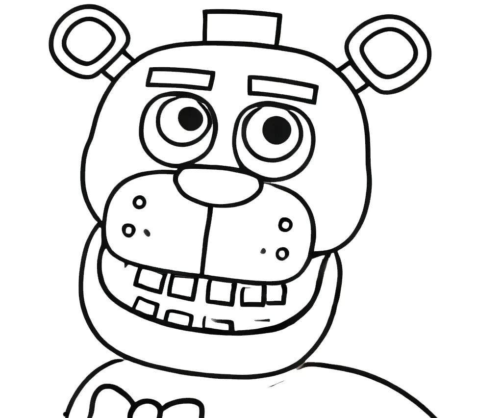 coloriage FNAF à imprimer a4