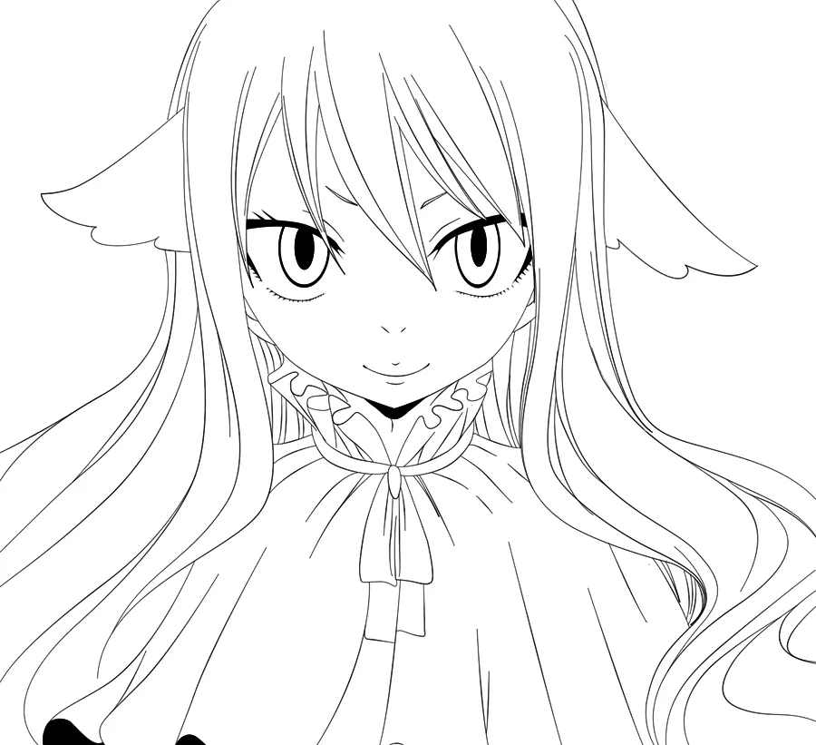 a imprimer coloriage Fairy Tail gratuit 1