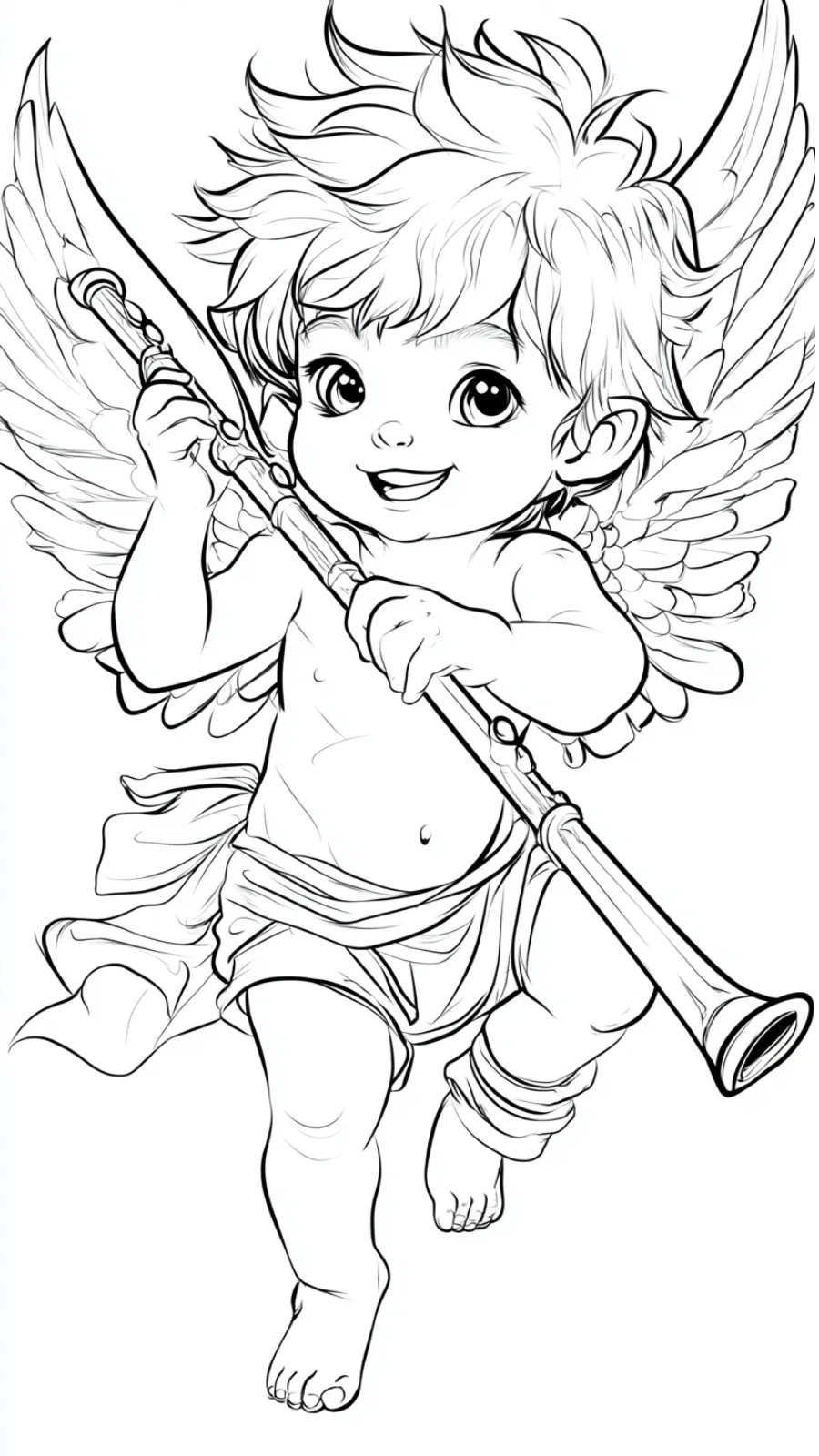 a imprimer coloriage Flute gratuit