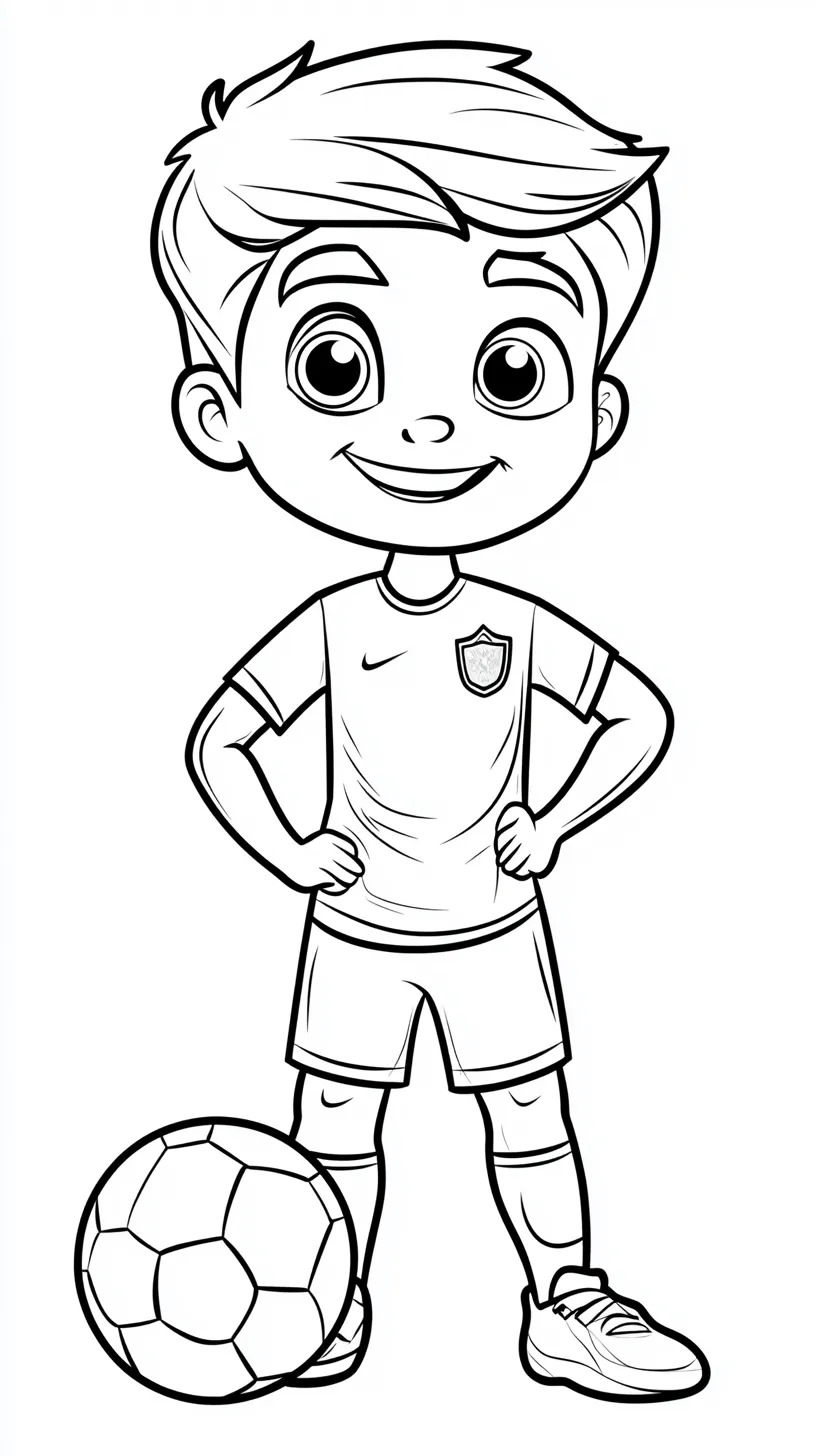 coloriage Foot gratuit à imprimer 1