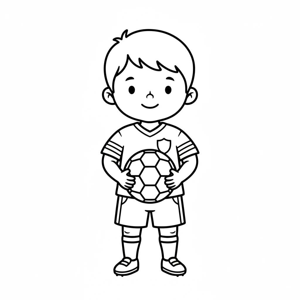 coloriage Foot à imprimer pour enfants