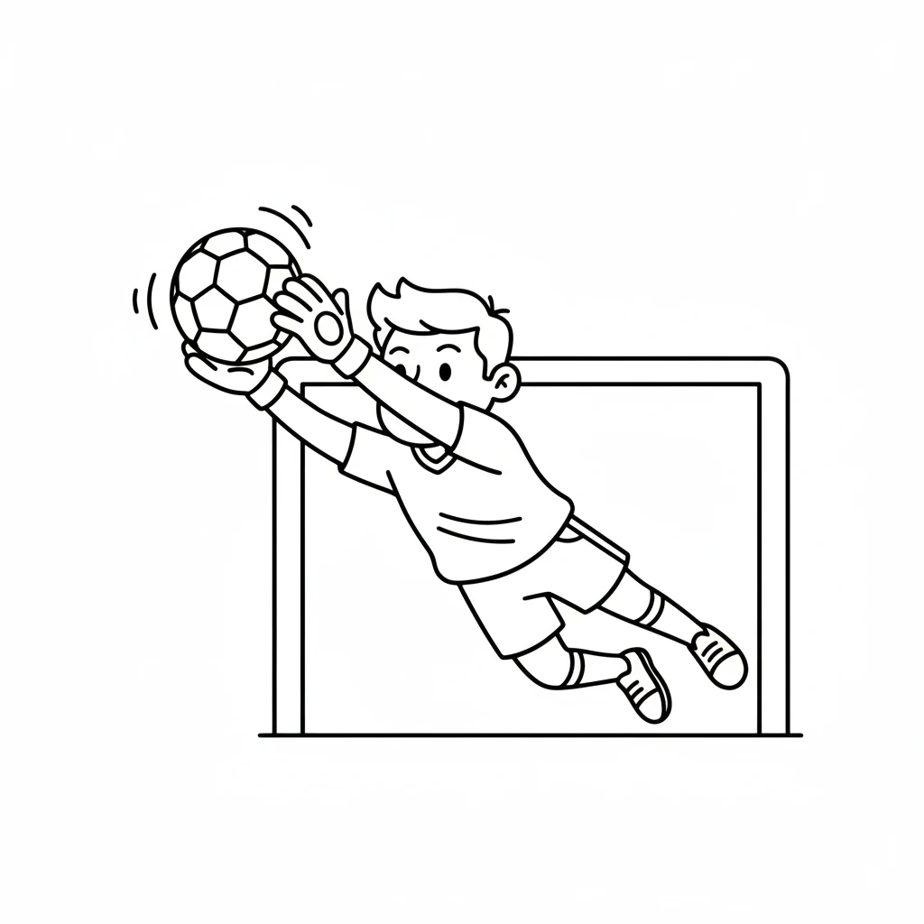 coloriage Foot à imprimer pour enfant de 7 ans