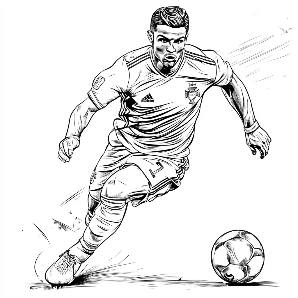 télécharger coloriage Foot gratuit