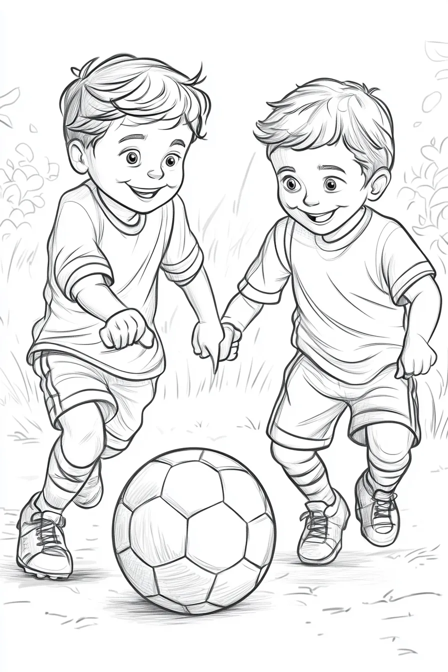 imprimer coloriage Foot 1