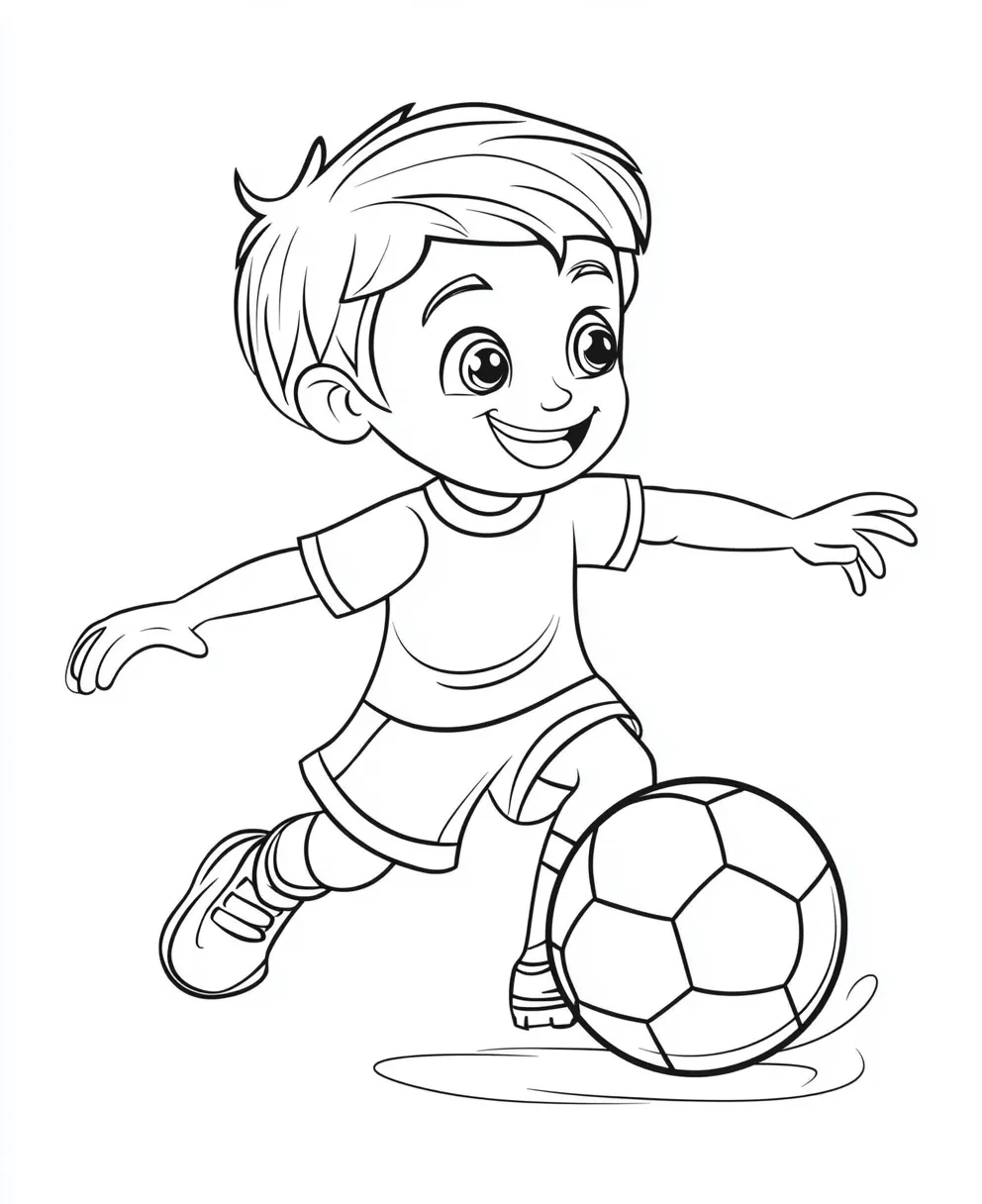 télécharger coloriage Foot gratuit 1