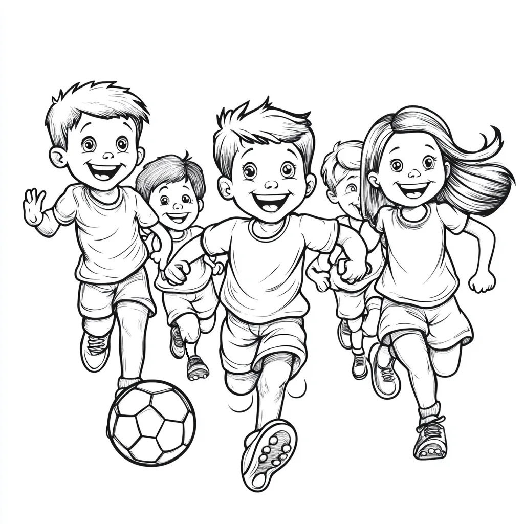 coloriage Foot et apprentissage