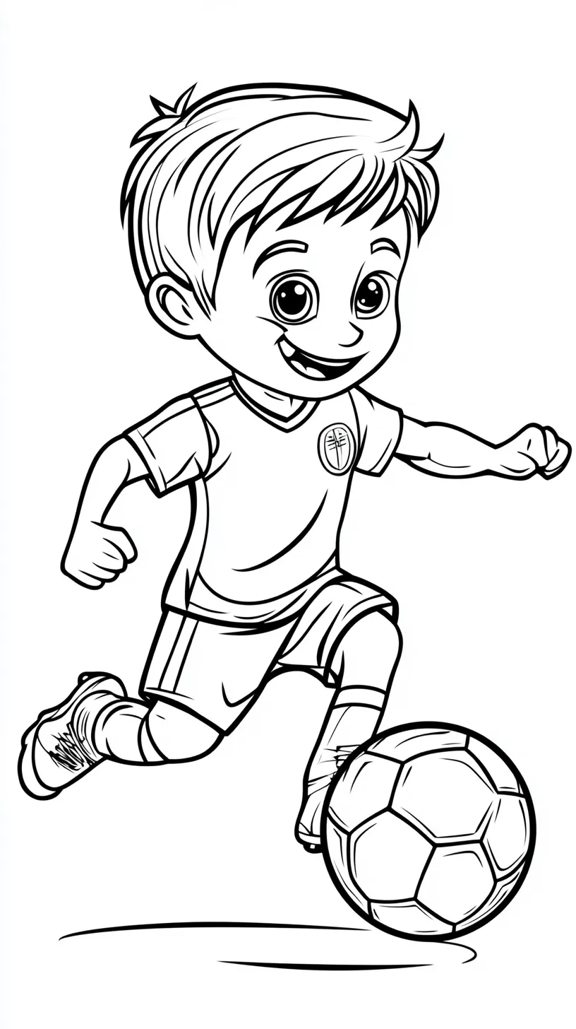 coloriage Foot pour enfants à télécharger