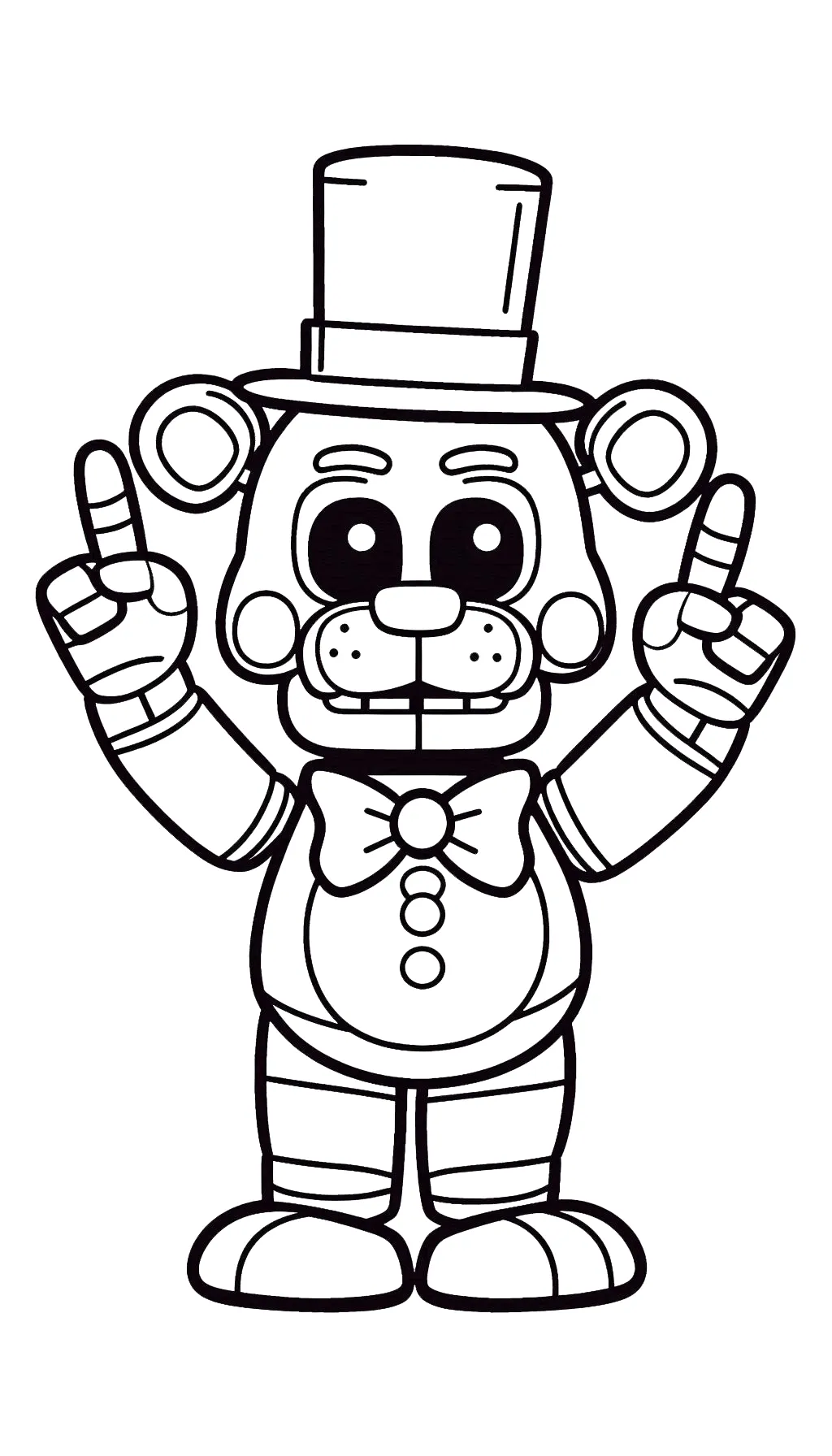 coloriage Freddy à imprimer pdf