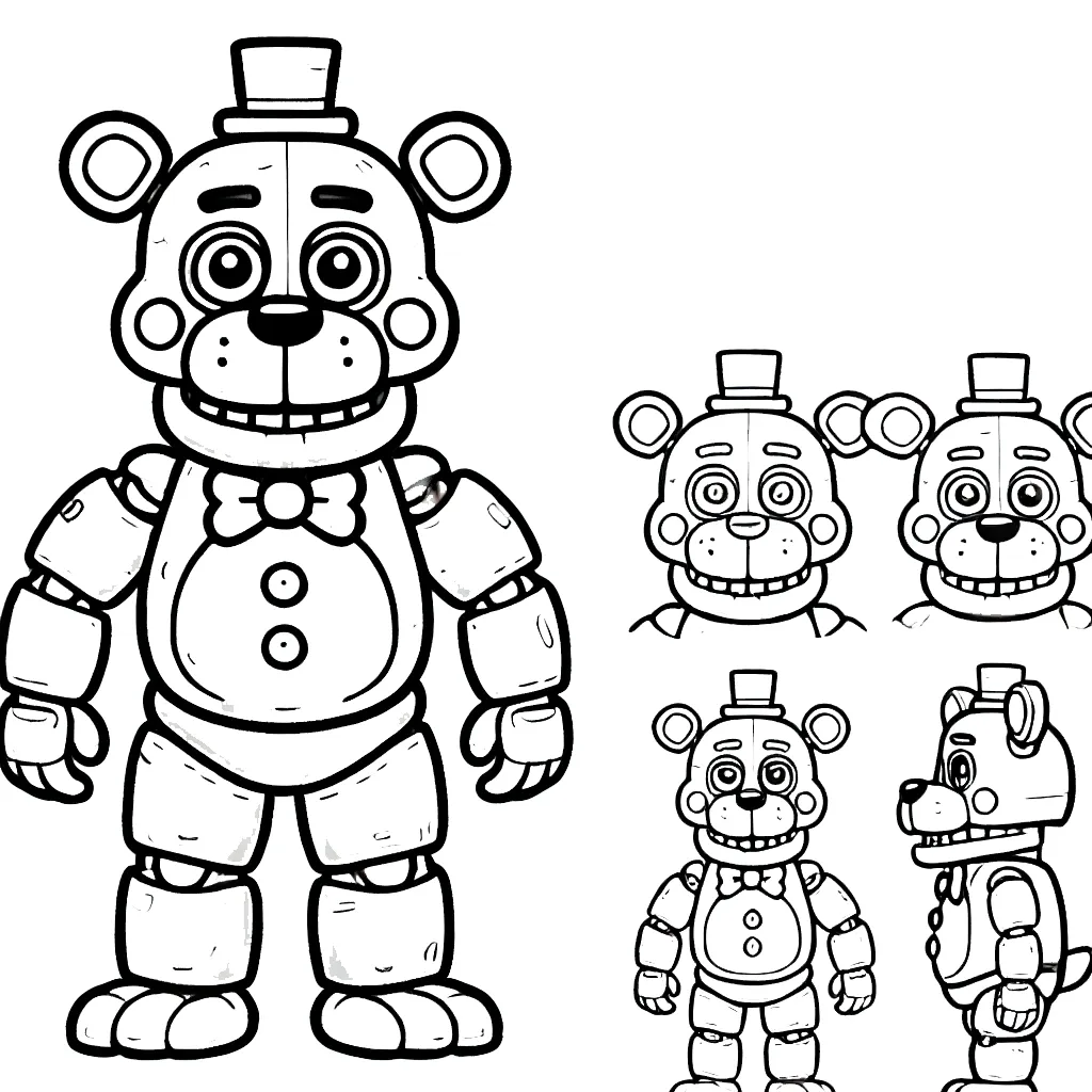 imprimer coloriage Freddy pour enfant 1