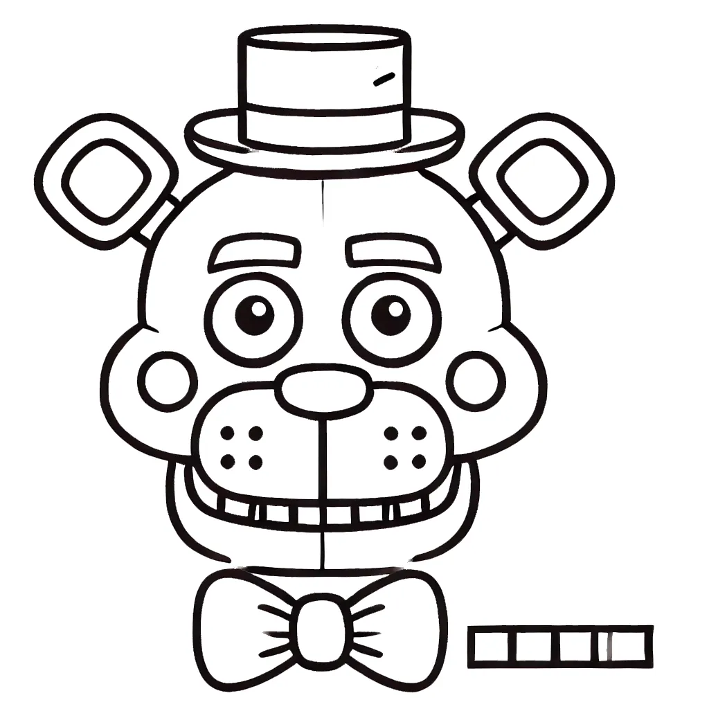 imprimer coloriage Freddy pour enfant