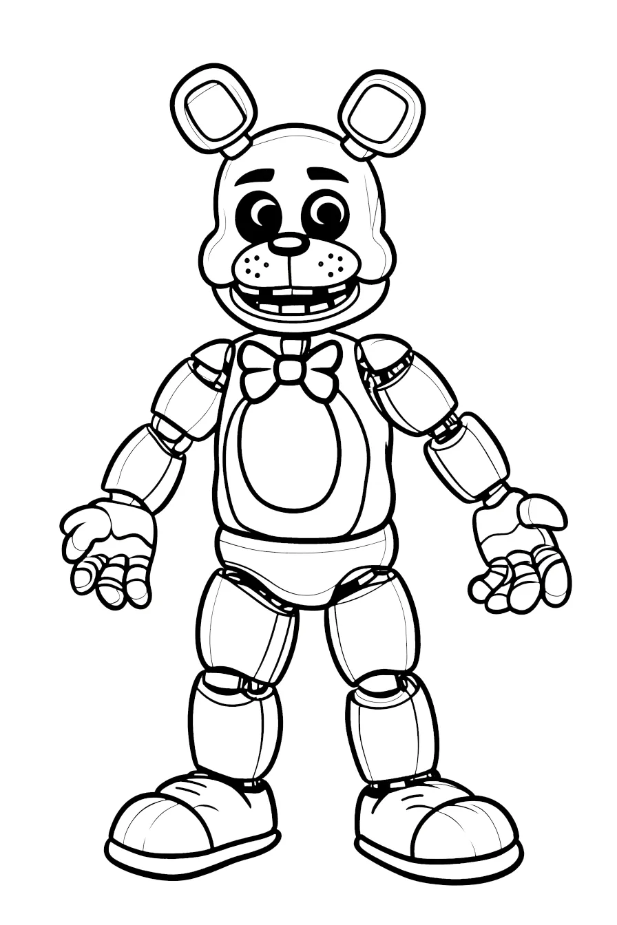 coloriage Freddy a colorier en ligne