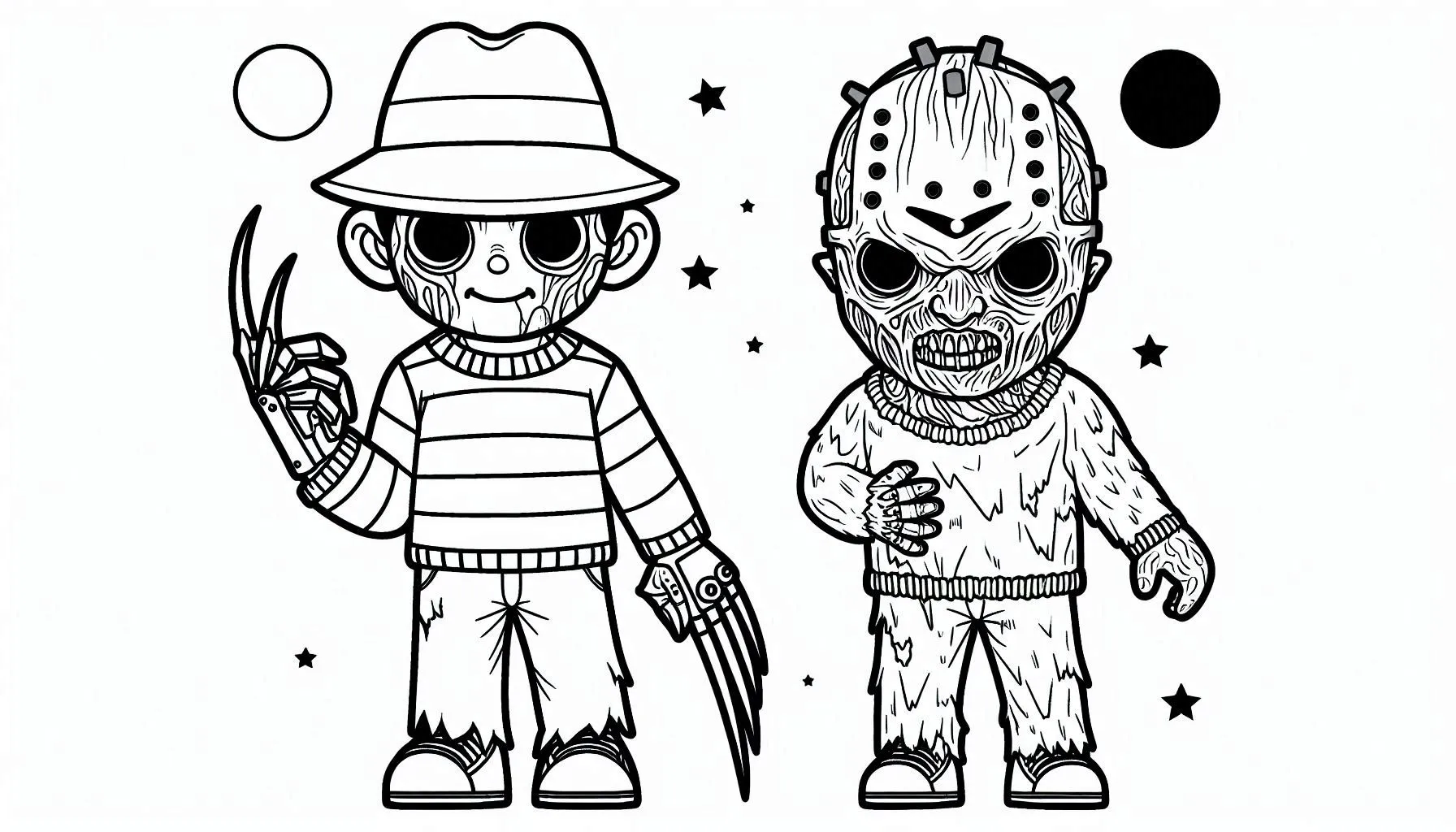 coloriage Freddy Krueger à imprimer pdf