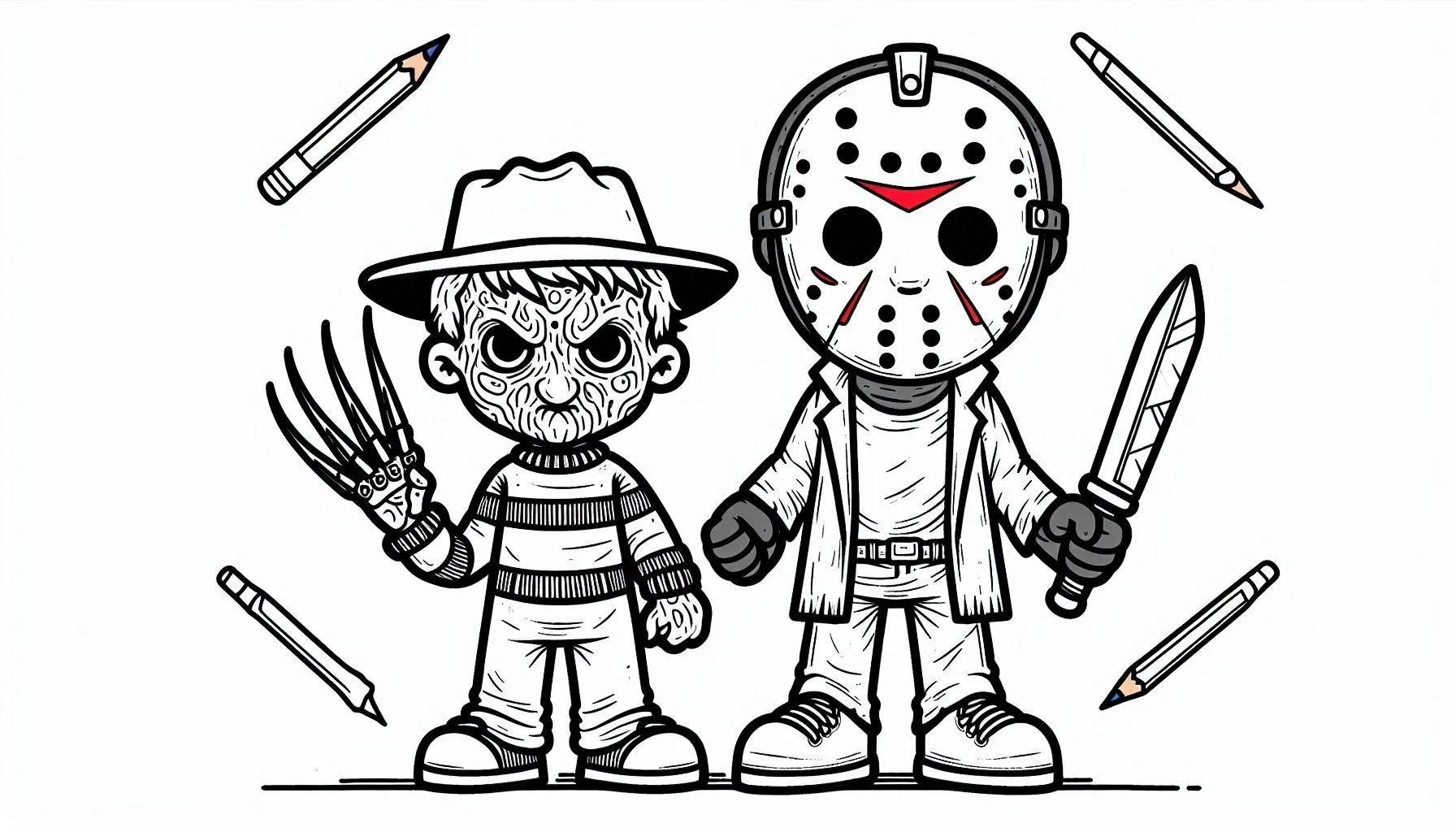 coloriage Freddy Krueger a telecharger