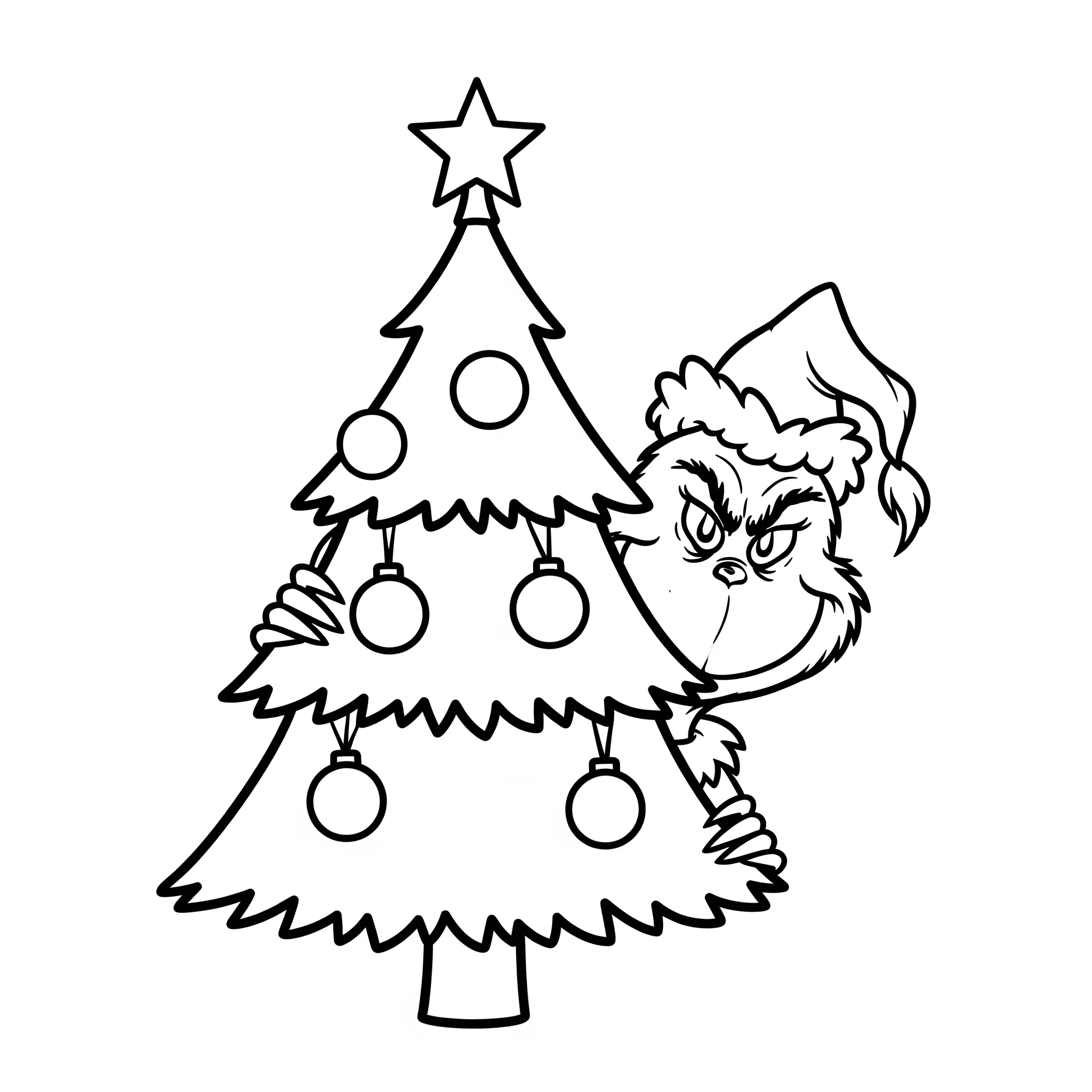coloriage Grinch à imprimer gratuit 1