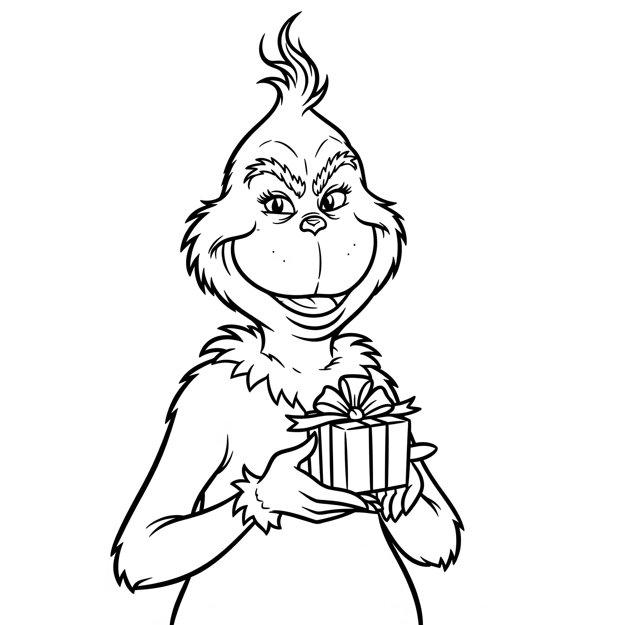 coloriage Grinch à imprimer gratuit