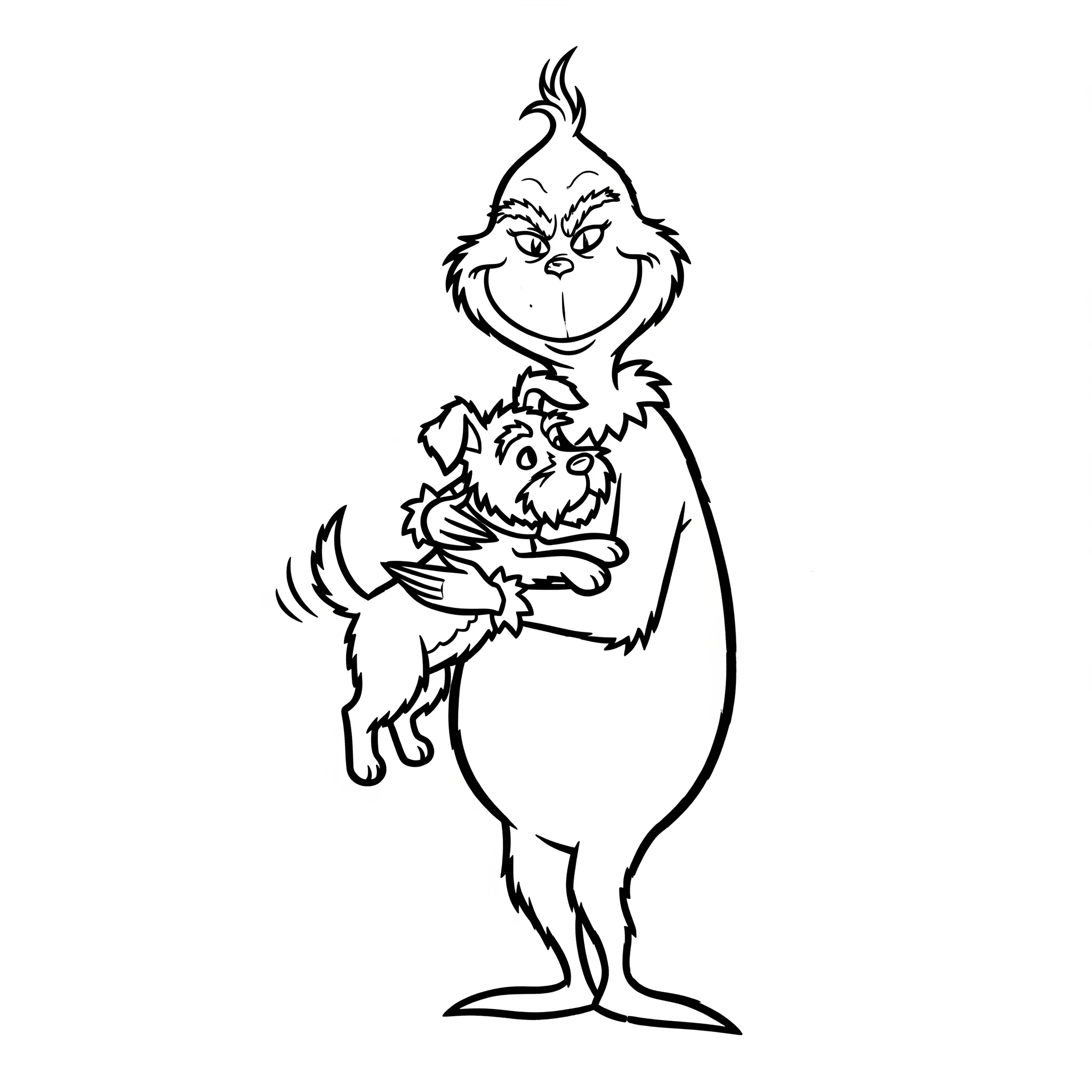 coloriage Grinch a dessiner en ligne
