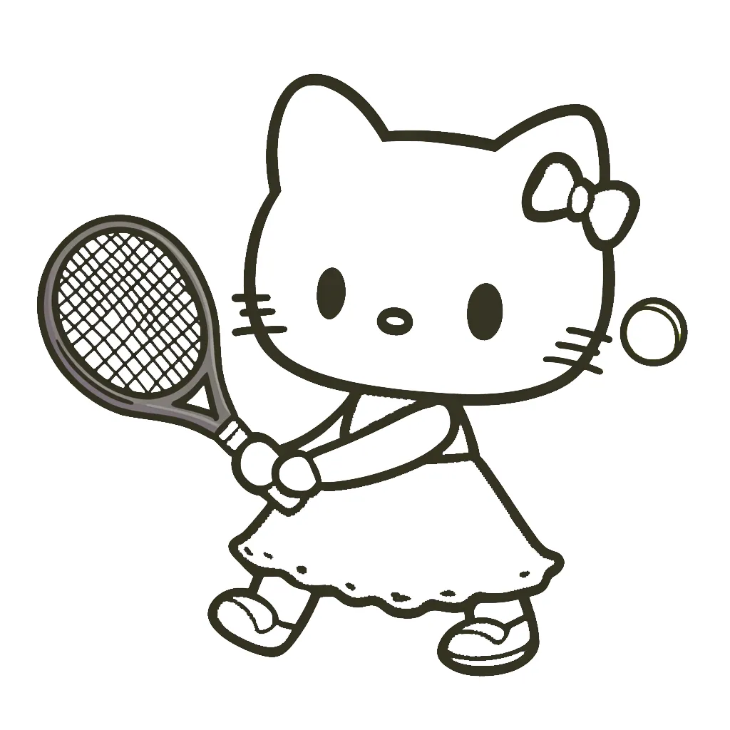 coloriage Hello Kitty en ligne