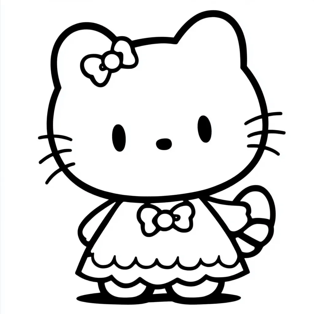 coloriage Hello Kitty et dessins