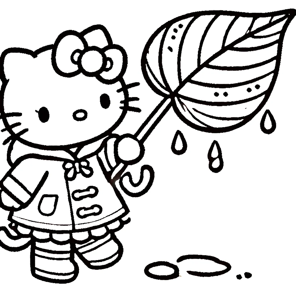 coloriage Hello Kitty gratuit