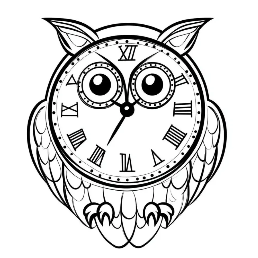 coloriage Hibou en ligne