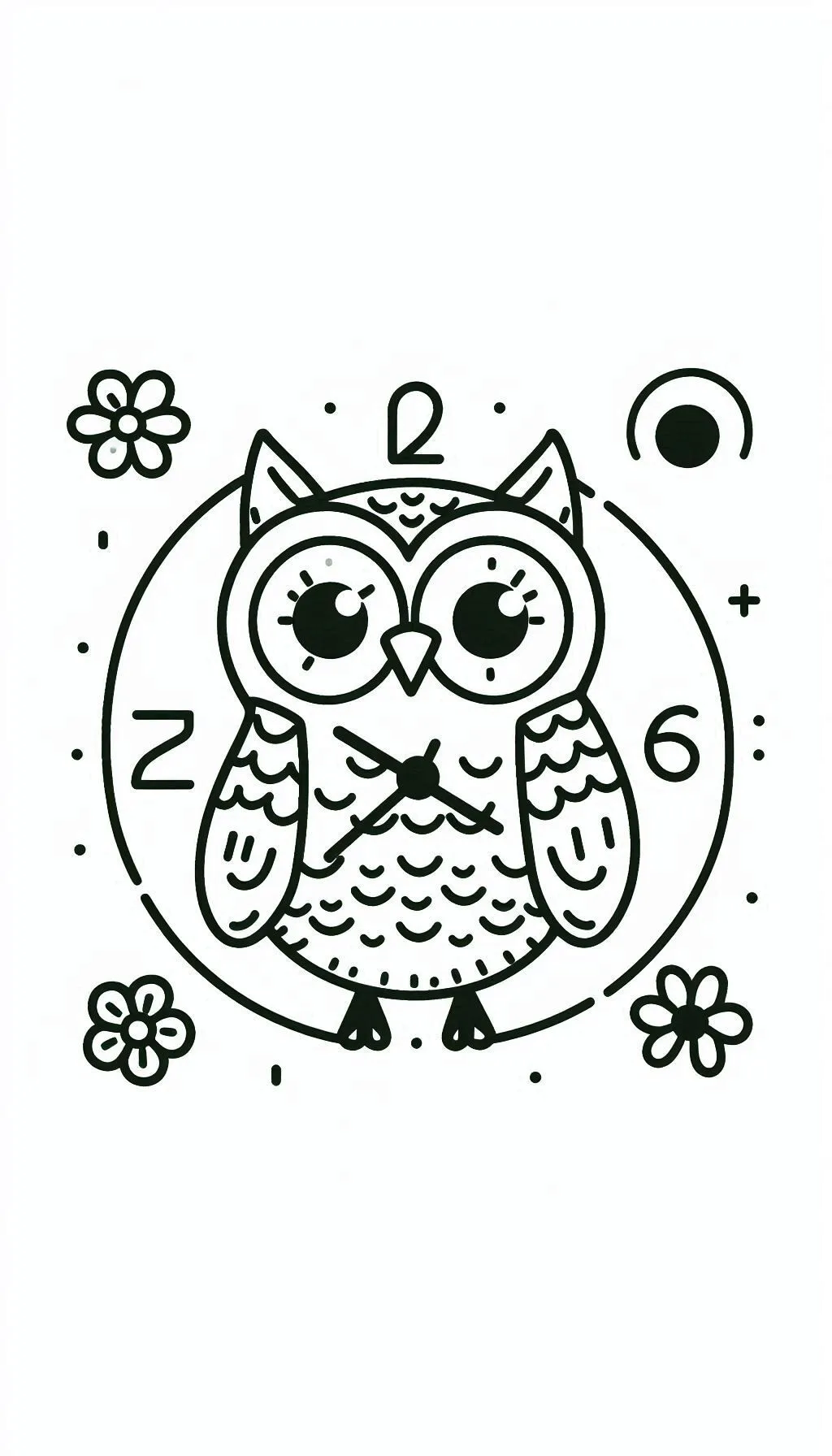 coloriage Hibou pour enfant de 8 ans