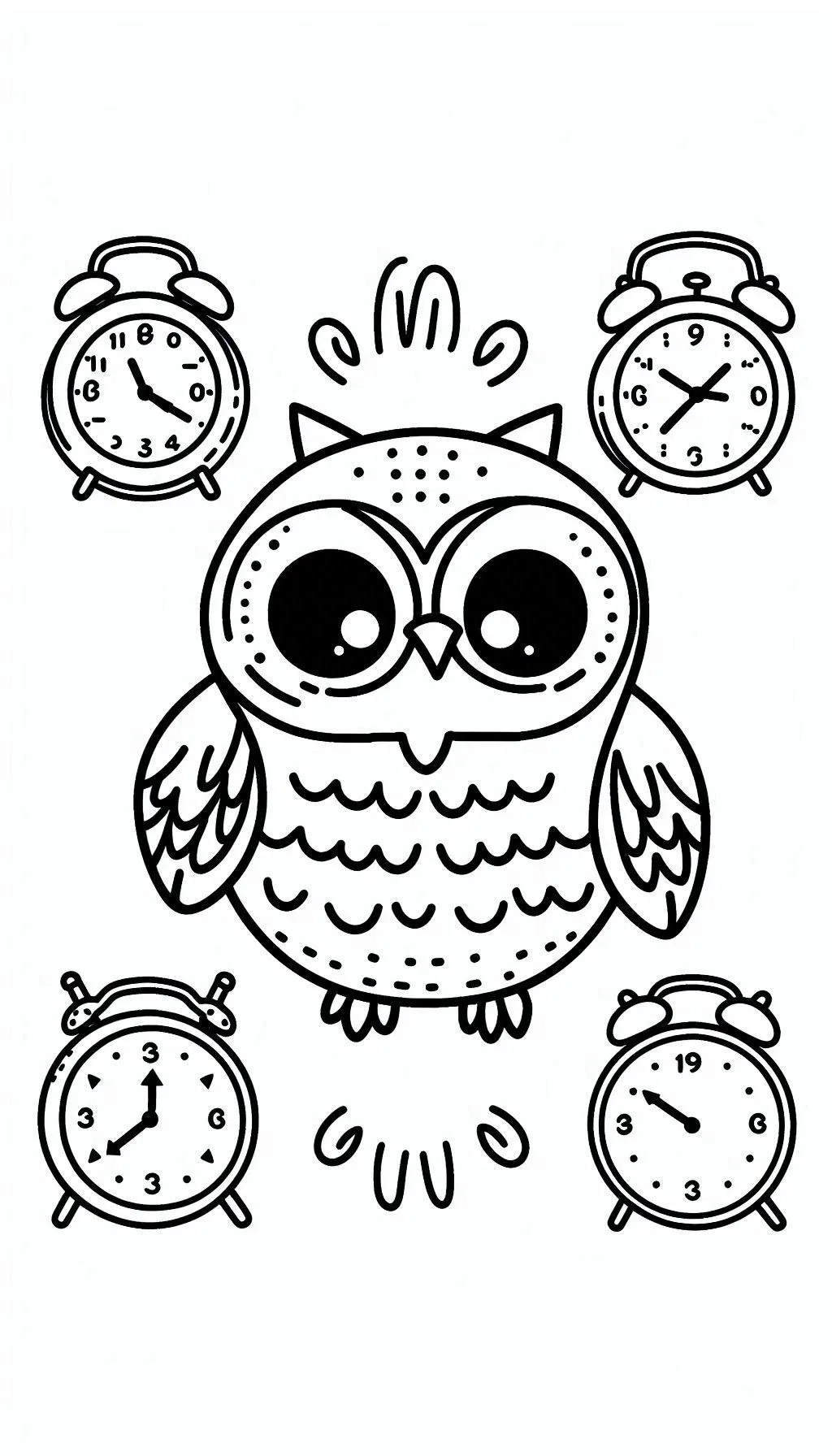 coloriage Hibou a imprimer