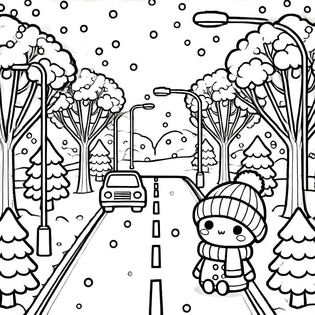 coloriage Hiver en ligne