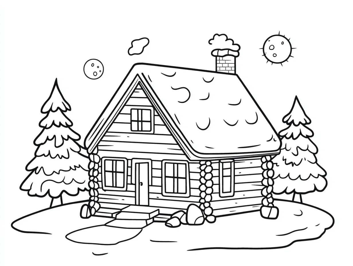 coloriage Hiver à imprimer gratuit