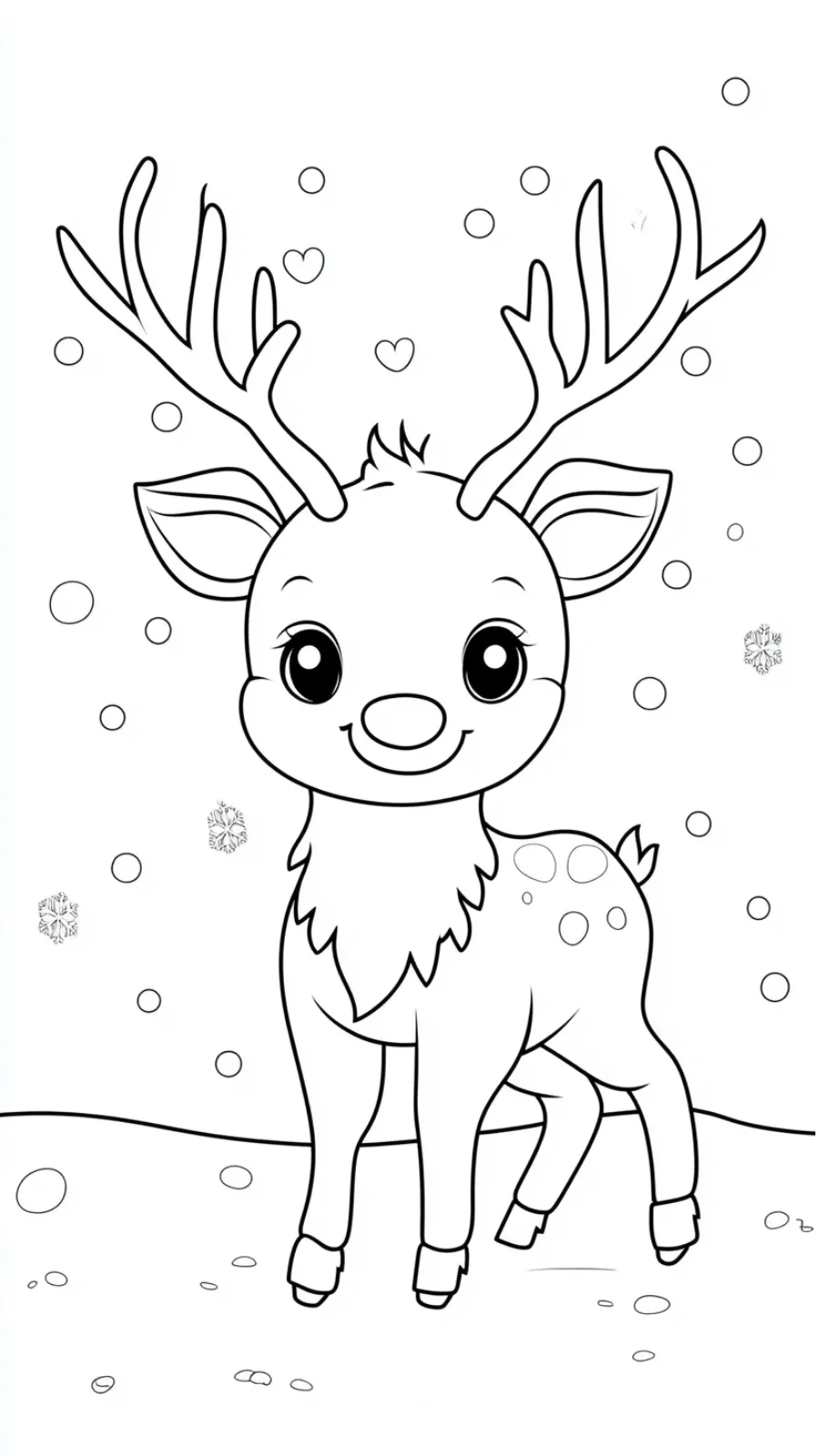 coloriage Hiver à imprimer pour enfant de 8 ans