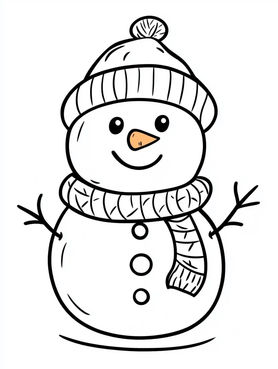 coloriage Hiver pour enfant