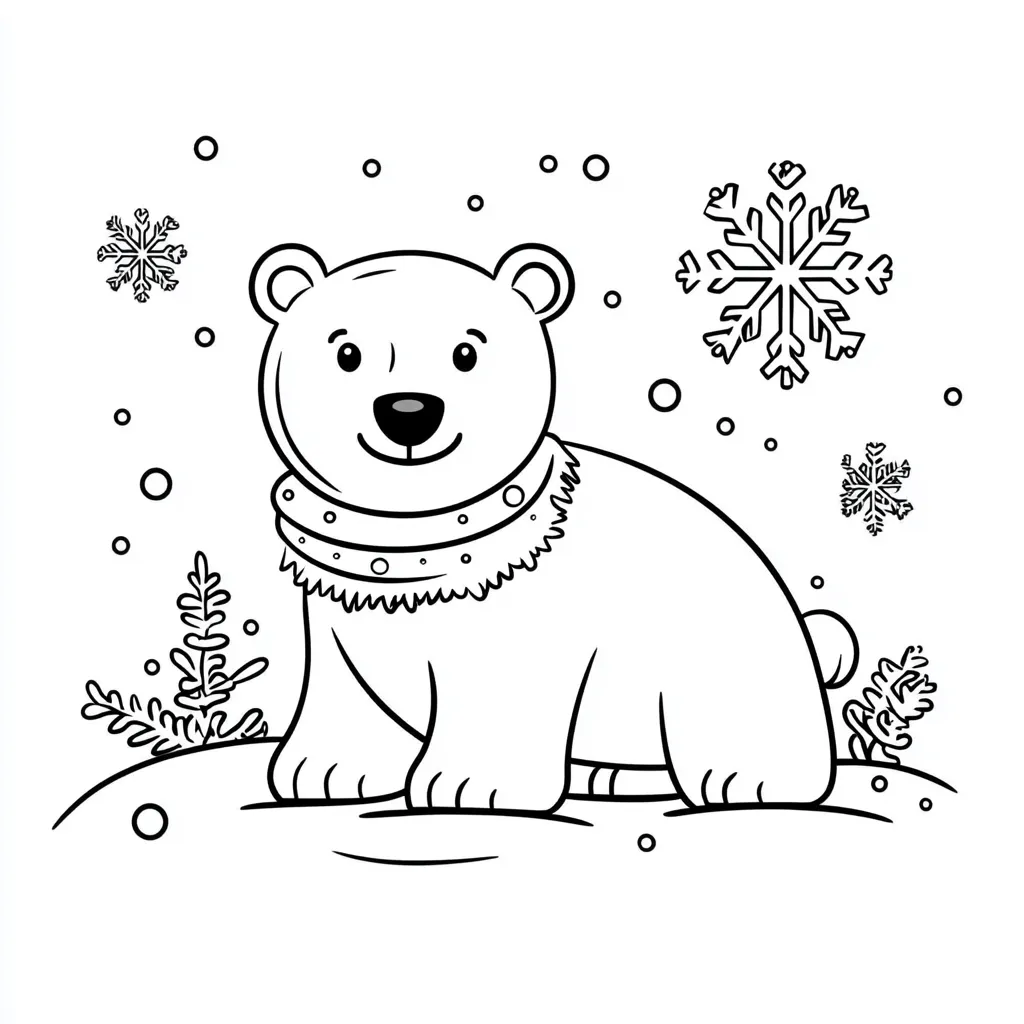 coloriage Hiver à imprimer gratuitement pdf