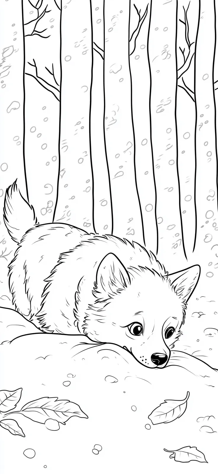 coloriage Hiver gratuit en ligne