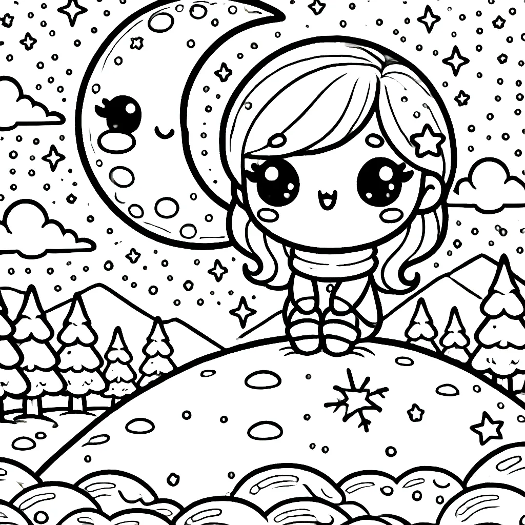 coloriage Hiver et apprentissage 1