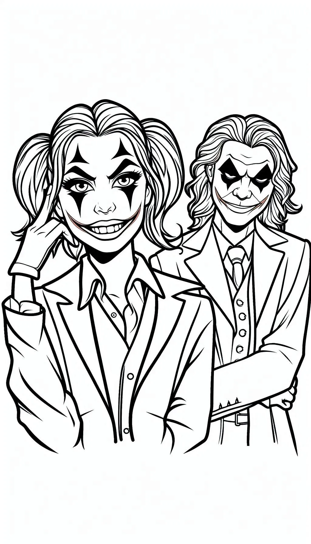 coloriage Joker a colorier en ligne