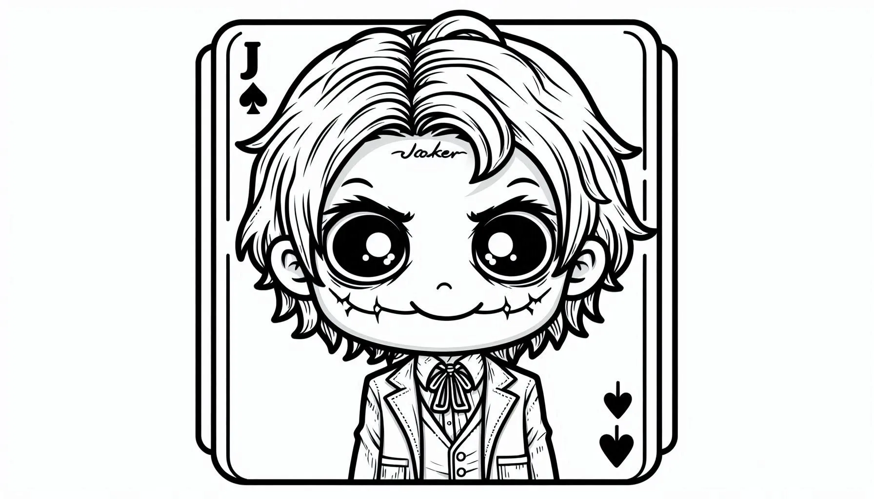 coloriage Joker gratuit en ligne