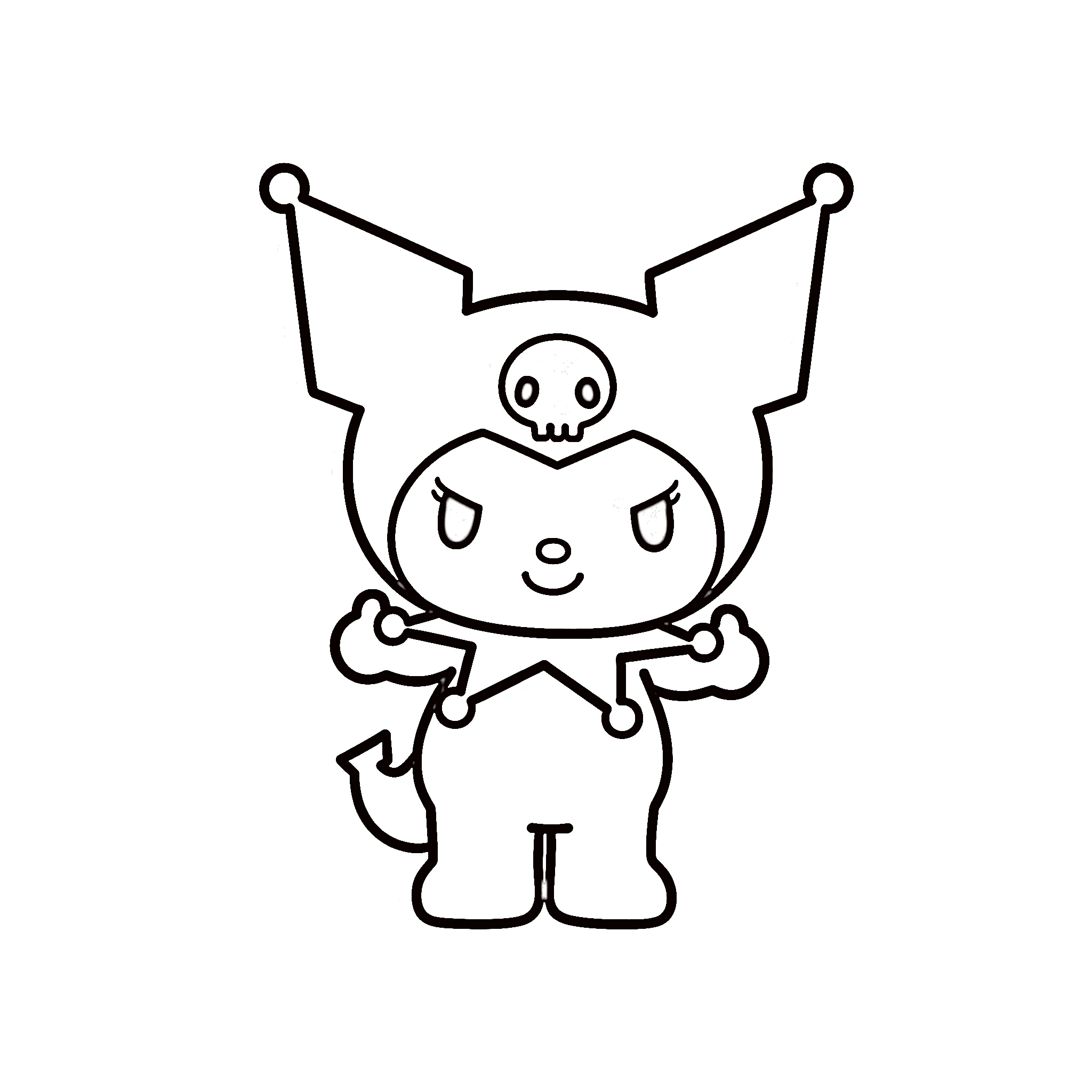 coloriage Kuromi pour enfants