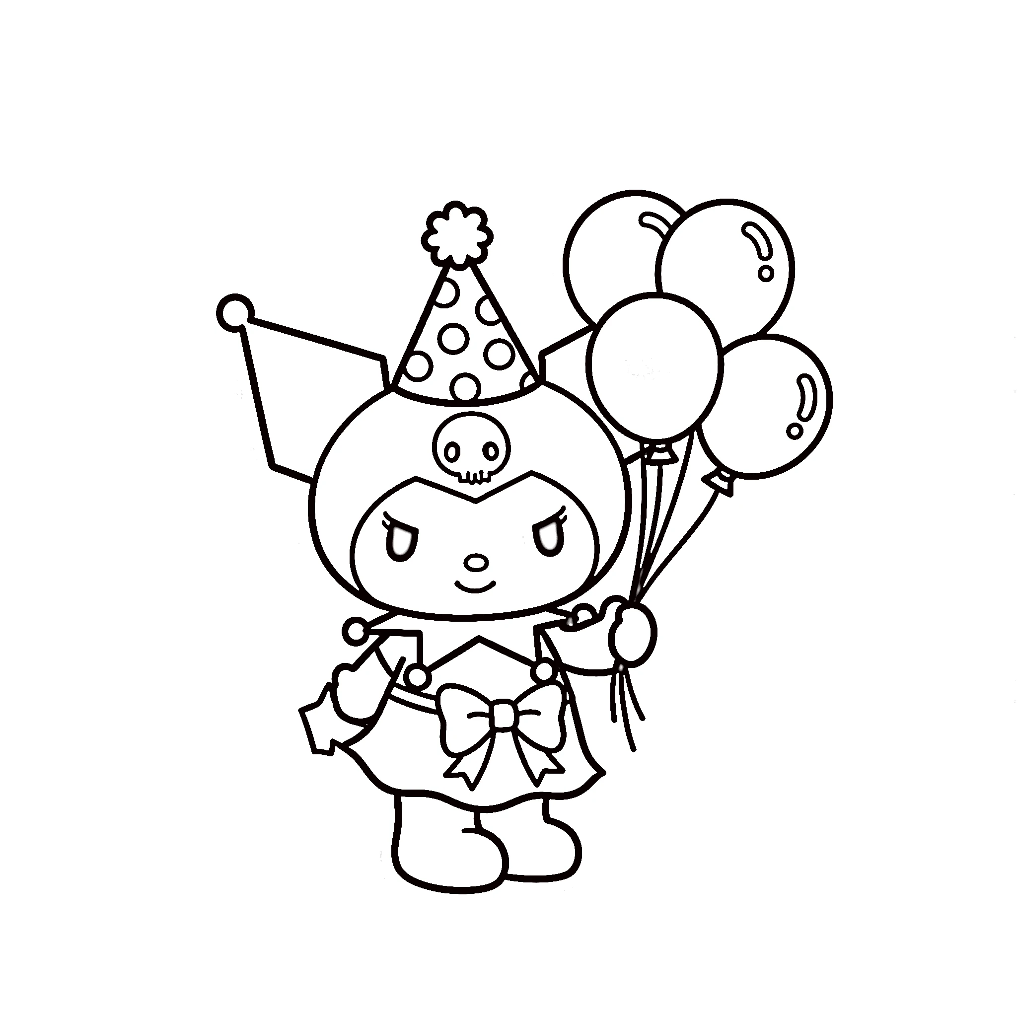 coloriage Kuromi a dessiner en ligne