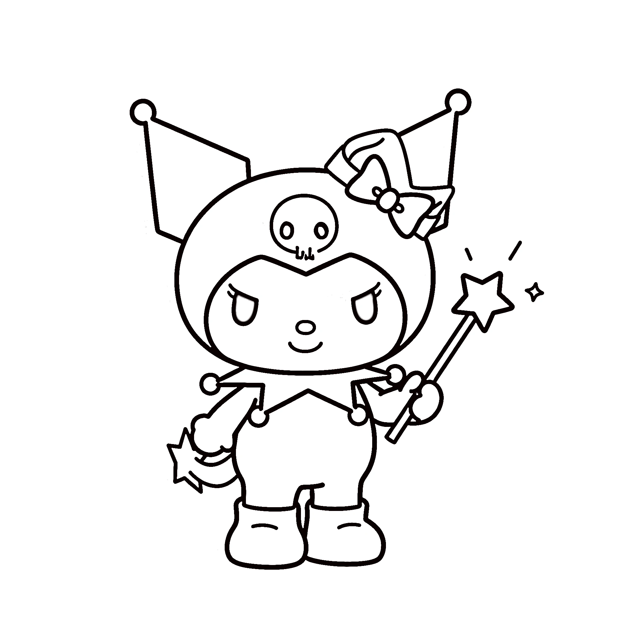 coloriage Kuromi à imprimer pour enfant de 9 ans