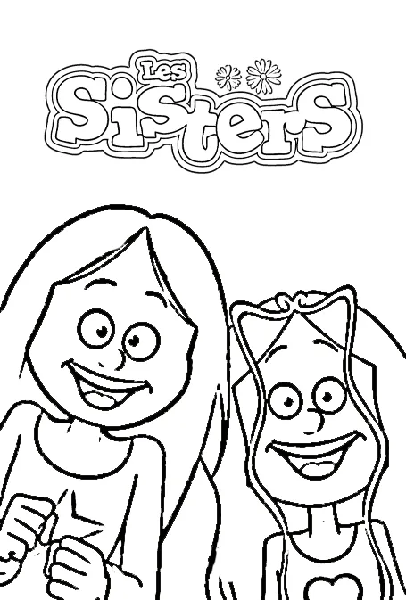 imprimer coloriage Les Sisters