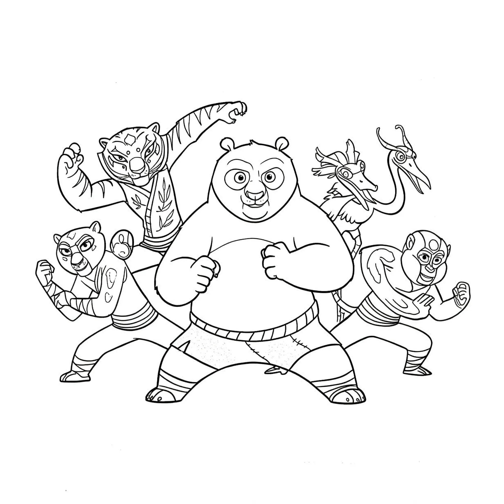coloriage Les cinq cyclones ensemble et decoupage a imprimer gratuit