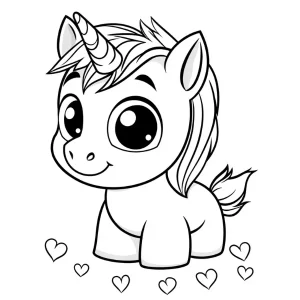 Ciondolo Porta AirTag Per Bambine Con Unicorno E Perline Arcobaleno - Custodia In Silicone, Confezione Da 2