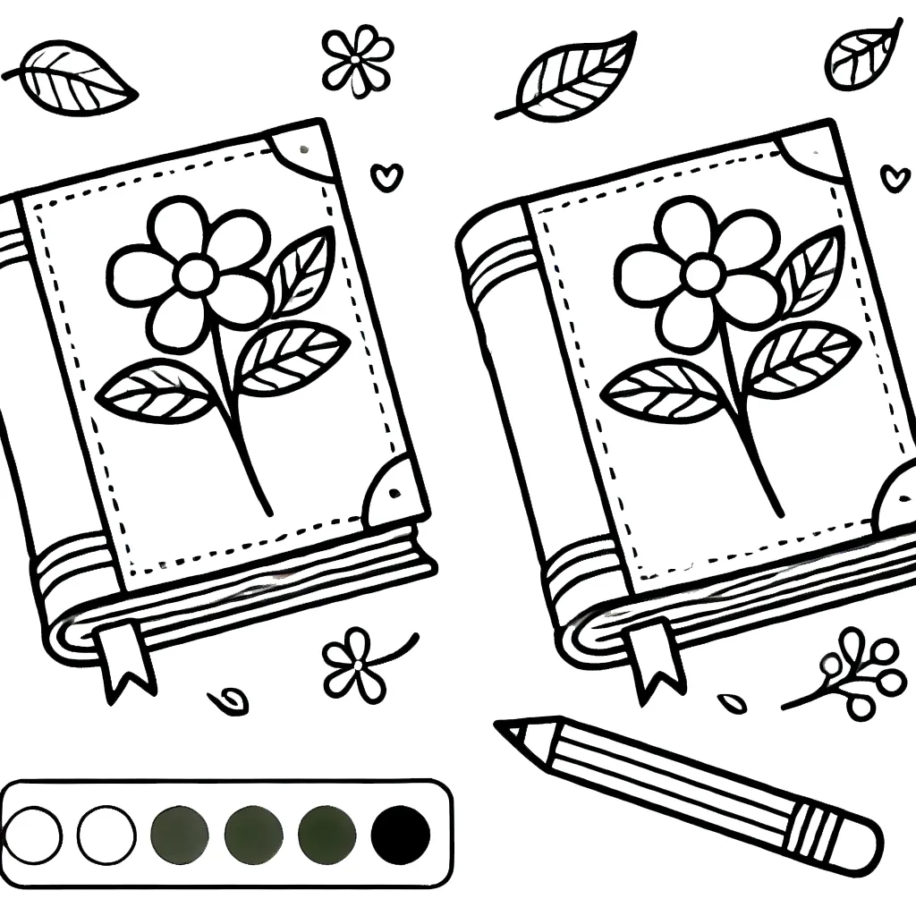 coloriage Livre pour enfants a imprimer gratuit 1