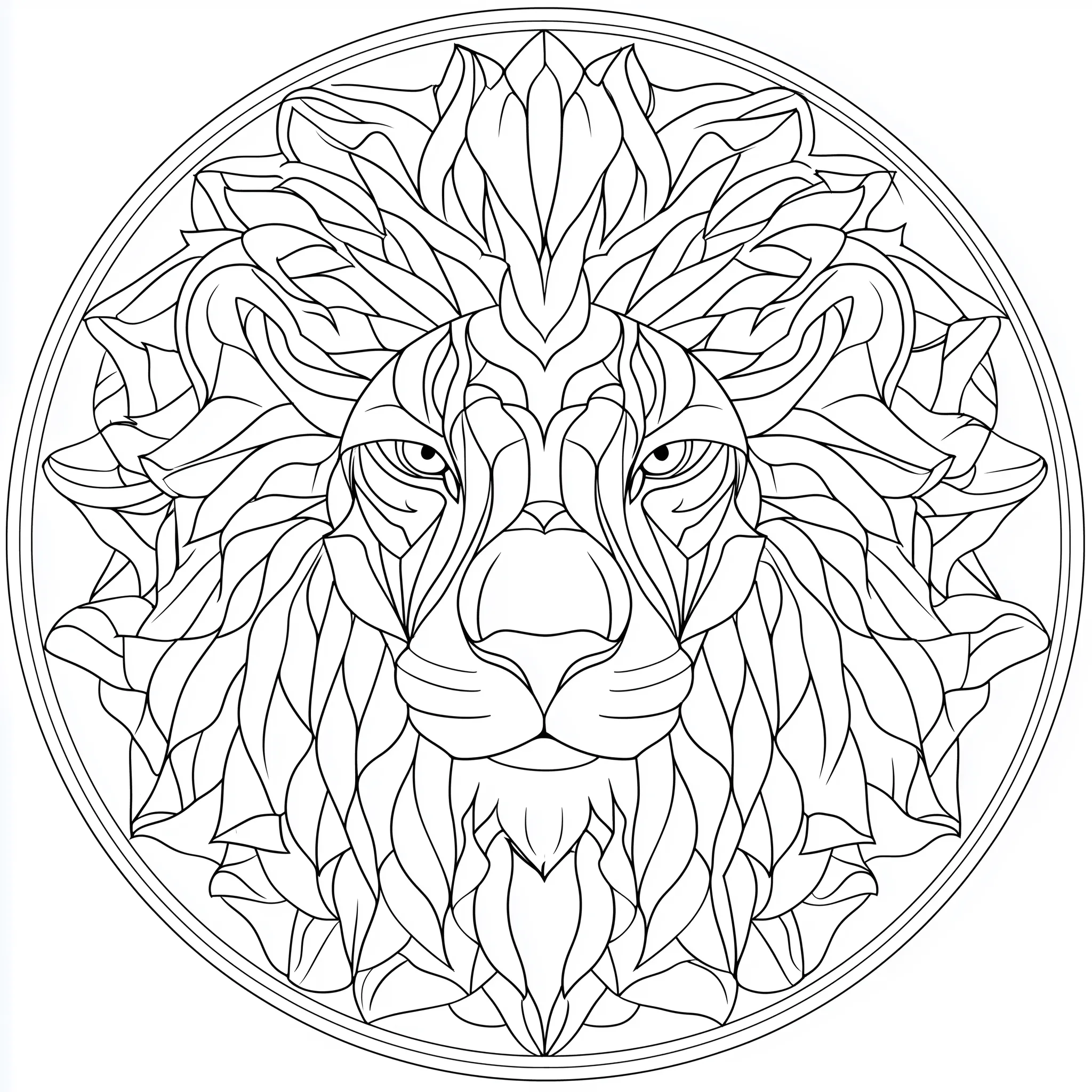 image pour coloriage Mandala enfant