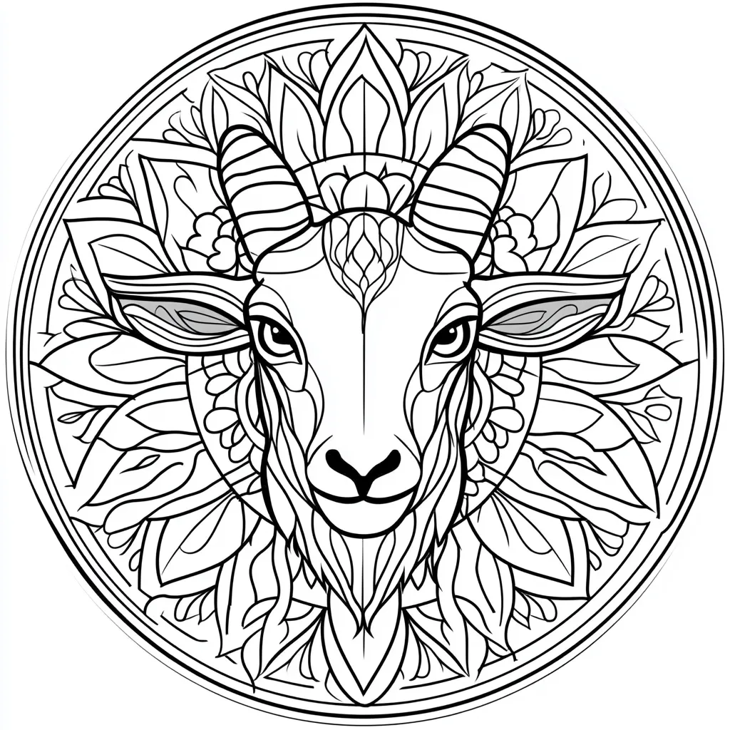 coloriage Mandala Animaux à imprimer pour enfants