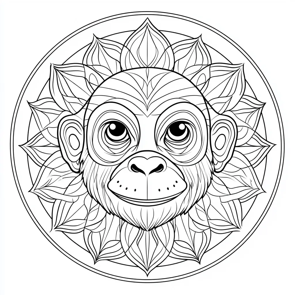 coloriage Mandala Animaux a imprimer