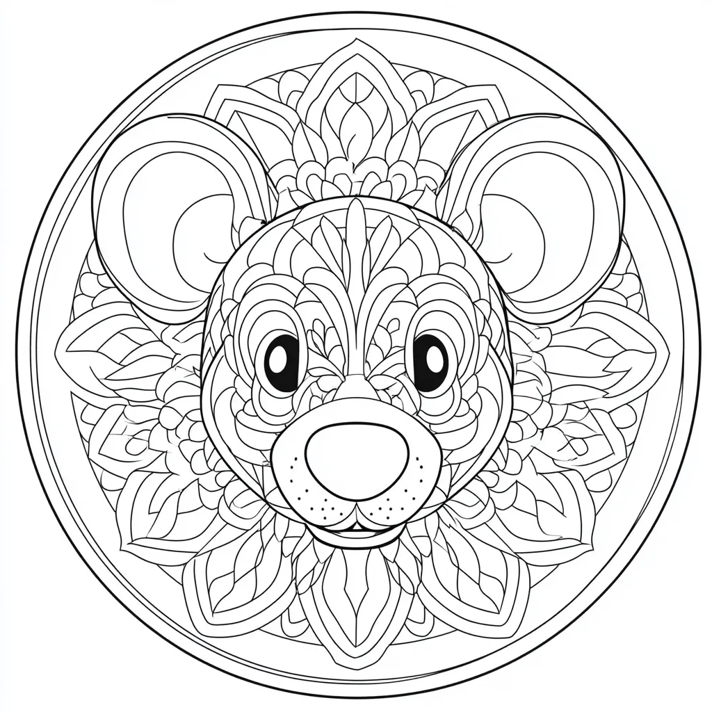 coloriage Mandala Animaux à imprimer gratuitement pdf